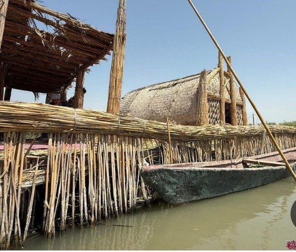 Mashhoof Canoe in the Marshes