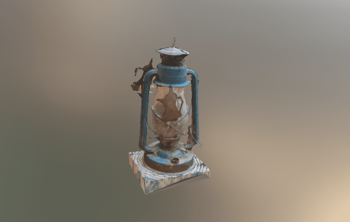 Traditional Lala kerosene lamp