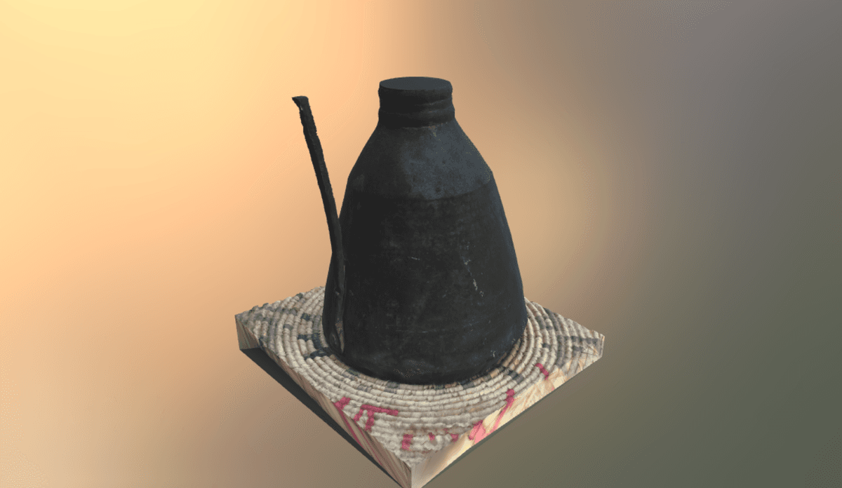 Traditional Maskhanah clay water jug