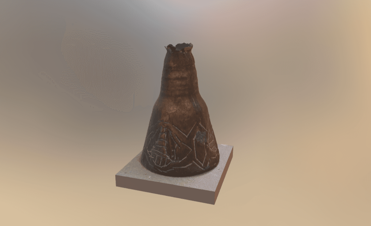 Traditional glass artifact